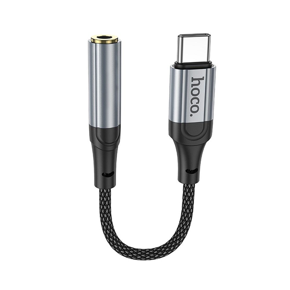 Audioadapter USB-C - 3.5mm HOCO LS36, Grå