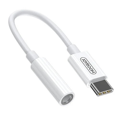 Audioadapter USB-C - 3.5mm Joyroom SH-C1, Hvit
