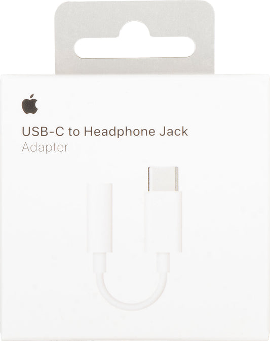 Audioadapter USB-C - 3.5mm Apple, Hvit MU7E2AM/A