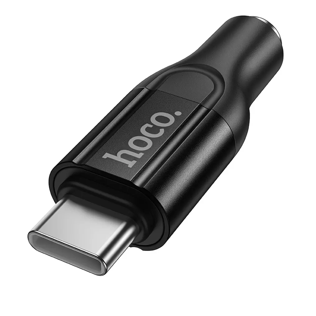 USB-C til 3,5 mm lydadapter HOCO UPA35, svart