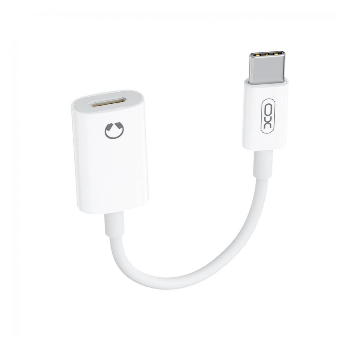Audioadapter USB-C - Lightning XO Design NB-R268B, Hvit