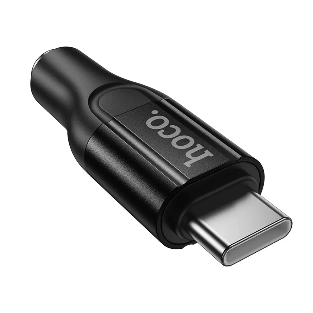 USB-C til 3,5 mm lydadapter HOCO UPA35, svart