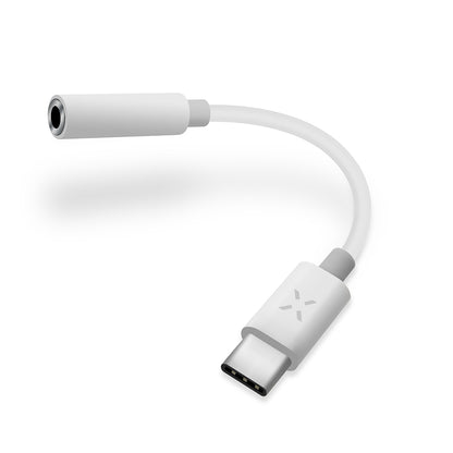 Audioadapter USB-C - 3.5mm Fast, Hvit