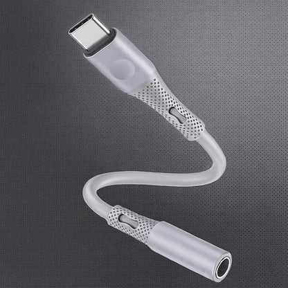 Audioadapter USB-C - 3.5mm Techsuit AC1 SoundFlex, Grå
