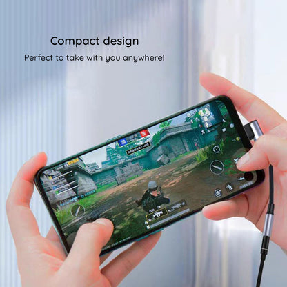 Audioadapter USB-C - 3.5mm Techsuit AC7 MusicDox, Grå