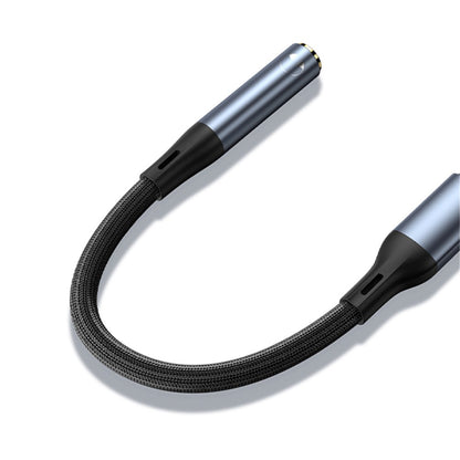 Audioadapter USB-C - 3.5mm Yesido YAU38, Svart