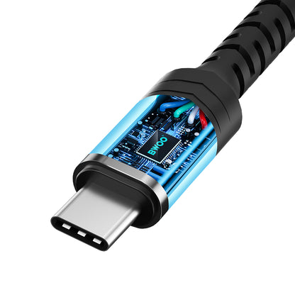 USB-C til 3,5 mm lydadapter BWOO BZ47, Svart