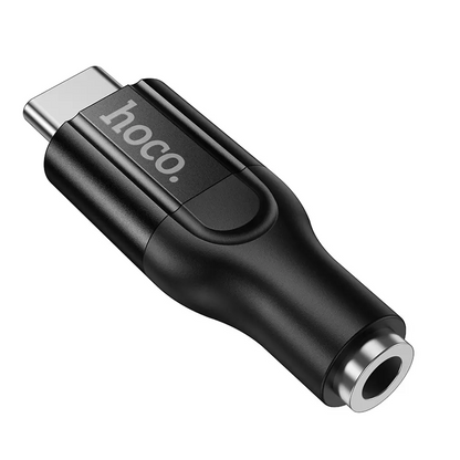 USB-C til 3,5 mm lydadapter HOCO UPA35, svart