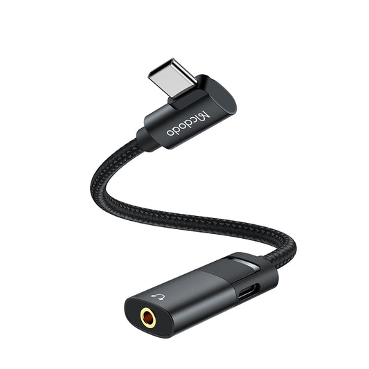 USB-C Audioadapter - USB-C / 3.5mm McDodo CA-1880, Svart