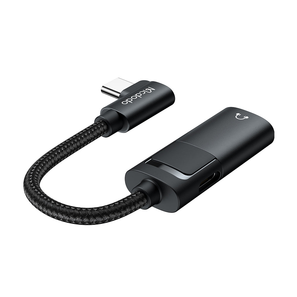 USB-C Audioadapter - USB-C / 3.5mm McDodo CA-1880, Svart