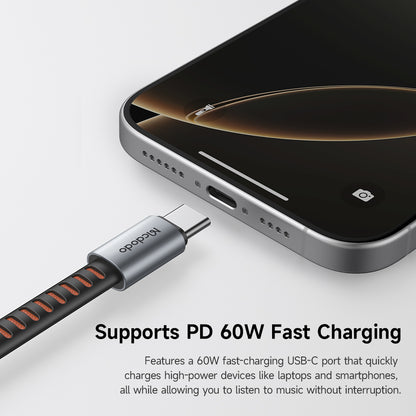 USB-C lydadapter - USB-C / USB-C McDodo CA-3370, Grå