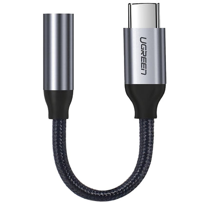 USB-C til 3.5mm lydadapter UGREEN AV142, Grå