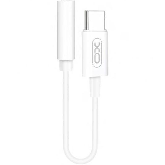 Audioadapter USB-C - 3.5mm XO Design NB-R161, Hvit