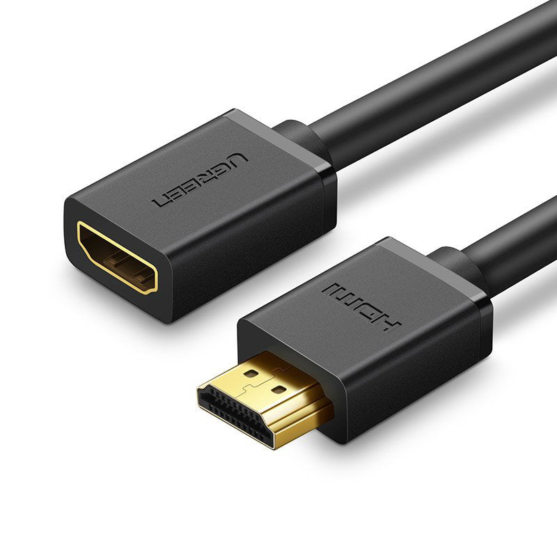 UGREEN HD107 forlengelseskabel, HDMI - HDMI, 4K, 1m, Svart