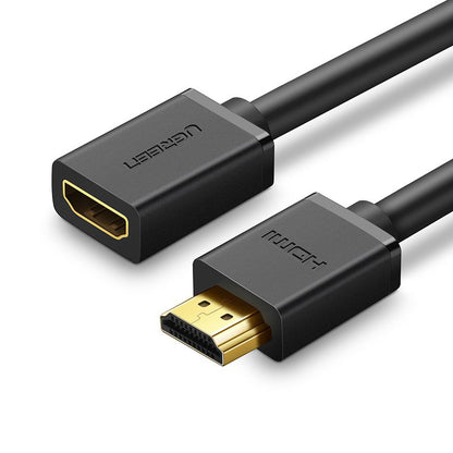 UGREEN HD107 forlengelseskabel, HDMI - HDMI, 4K, 1m, Svart