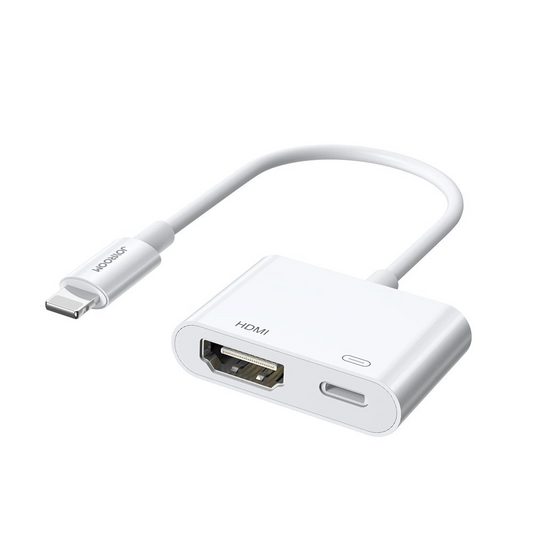 Audio- og videoadapter Lightning - HDMI / Lightning Joyroom S-H141, Hvit