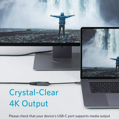 Audio- og videoadapter USB-C - HDMI Anker PowerExpand+, Grå A83120A1