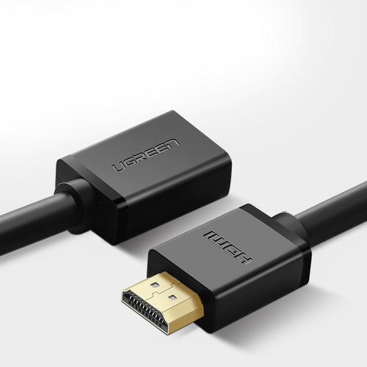 UGREEN HD107 forlengelseskabel, HDMI - HDMI, 4K, 1m, Svart