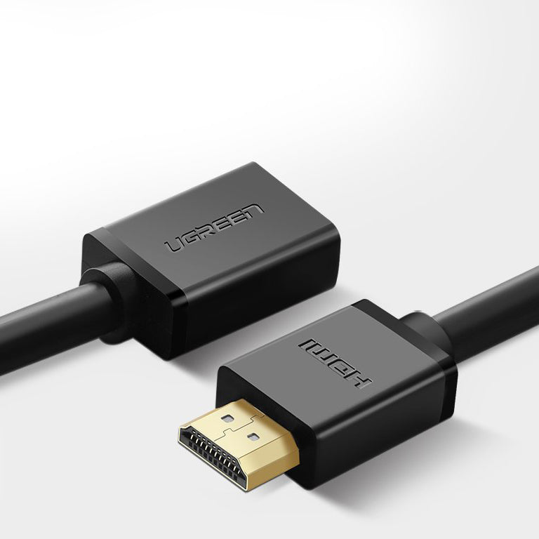 UGREEN HD107 forlengelseskabel, HDMI - HDMI, 4K, 2m, Svart
