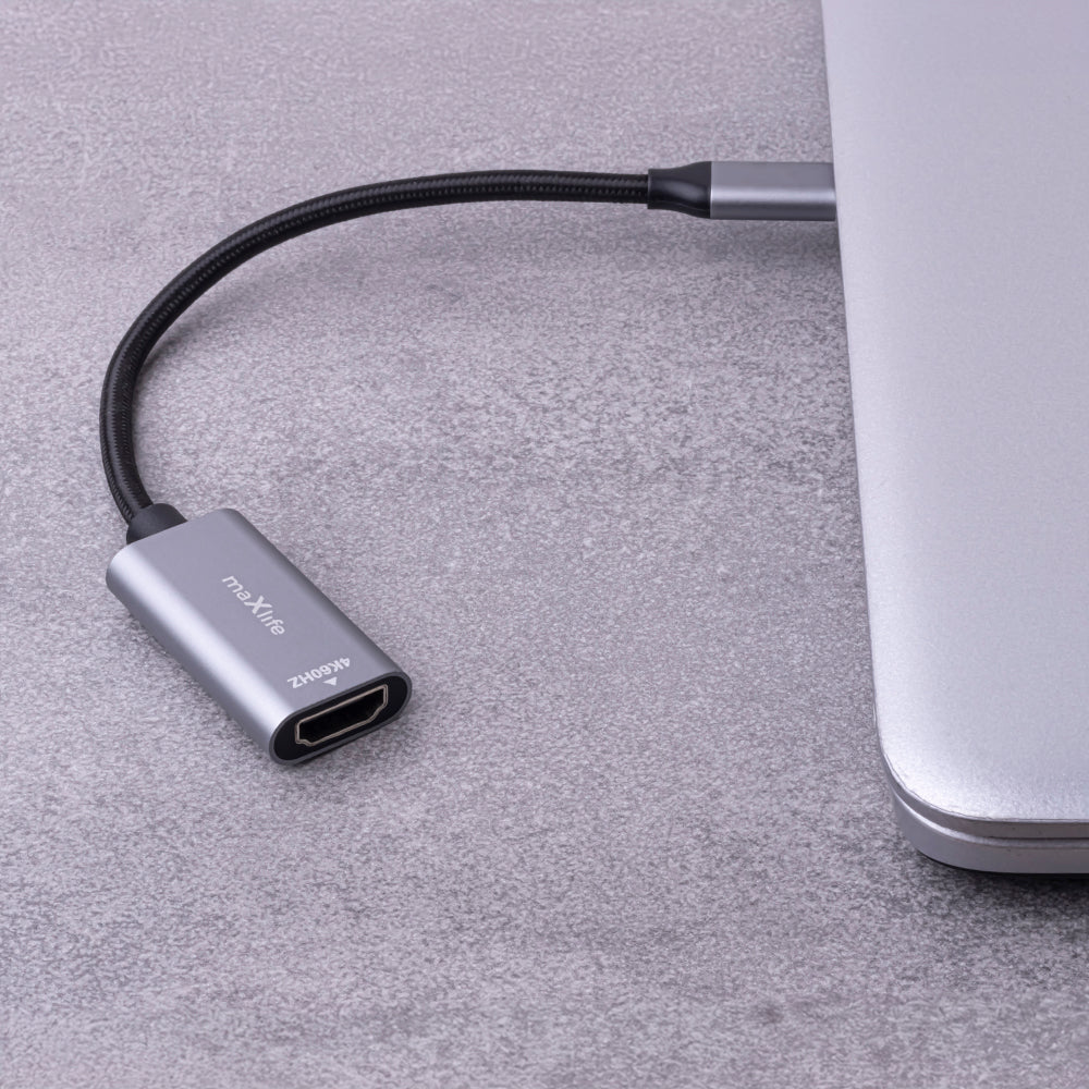 Audio- og videoadapter USB-C - HDMI MaXlife MXHC-01, Grå