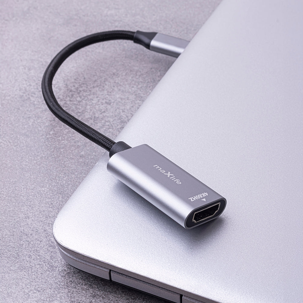 Audio- og videoadapter USB-C - HDMI MaXlife MXHC-01, Grå