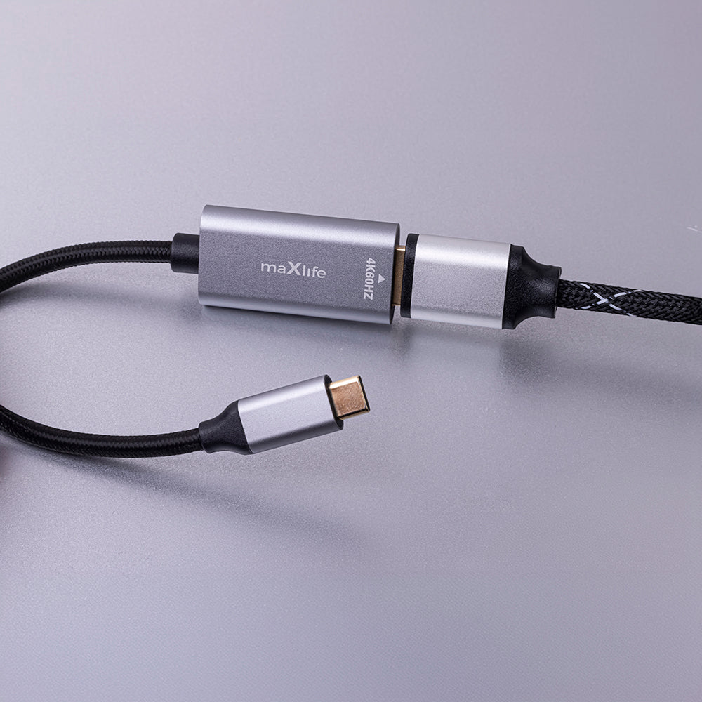 Audio- og videoadapter USB-C - HDMI MaXlife MXHC-01, Grå