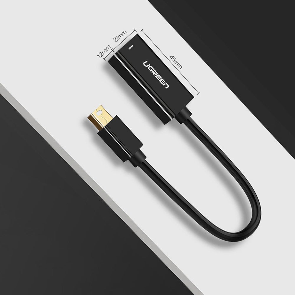 Videoadapter UGREEN MD112 (10461), MiniDisplayPort - HDMI, Svart