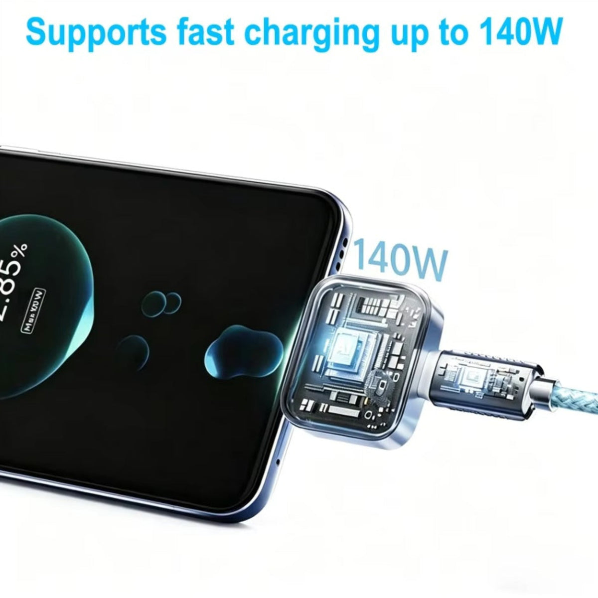 Forward KH-51 USB-C Auto Disconnect Adapter for Power Supply with Automatic Disconnection and Battery Protection, Sølv