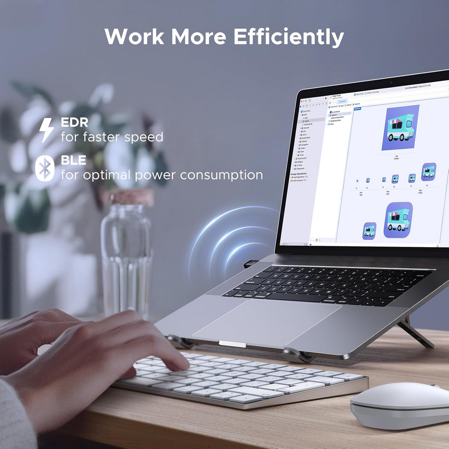 Bluetooth USB-adapter UGREEN CM748 (75073), Svart