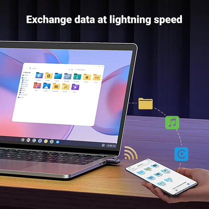 USB Bluetooth-adapter UGREEN CM748 (35058), Svart