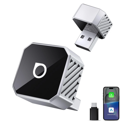 Trådløs Carplay / Android Auto-adapter Ottocast Mini Cube Style C for Apple iPhone / Android-serien CP88-T3