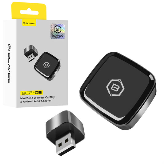 Trådløs Carplay / Android Auto-adapter Blavec BCP-03 for Apple iPhone / Android-serien