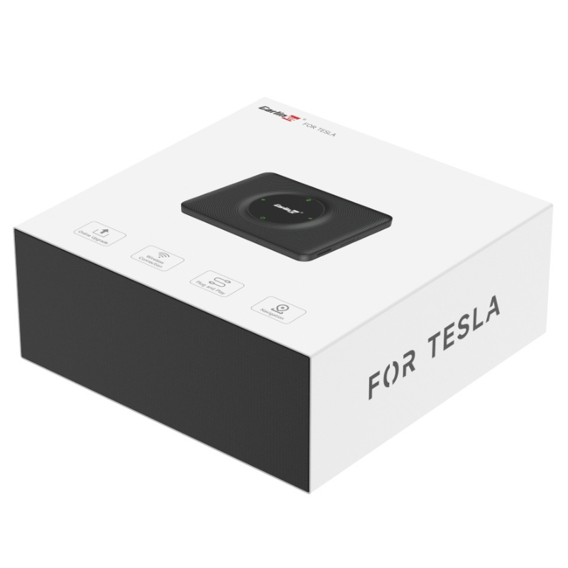 Carplay / Android Auto trådløs adapter Carlinkit kompatibel med Tesla Model 3 / X / Y / S for Apple iPhone / Android-serien CPC200-T2C