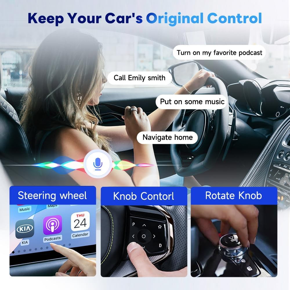 Carplay / Android Auto trådløs adapter Carlinkit HD2CP Pro for Apple iPhone / Android-serien