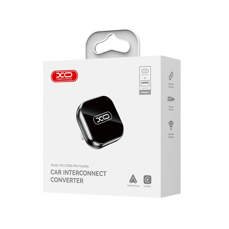 Carplay / Android Auto trådløs adapter XO Design CZ026 mini for Apple iPhone / Android-serien