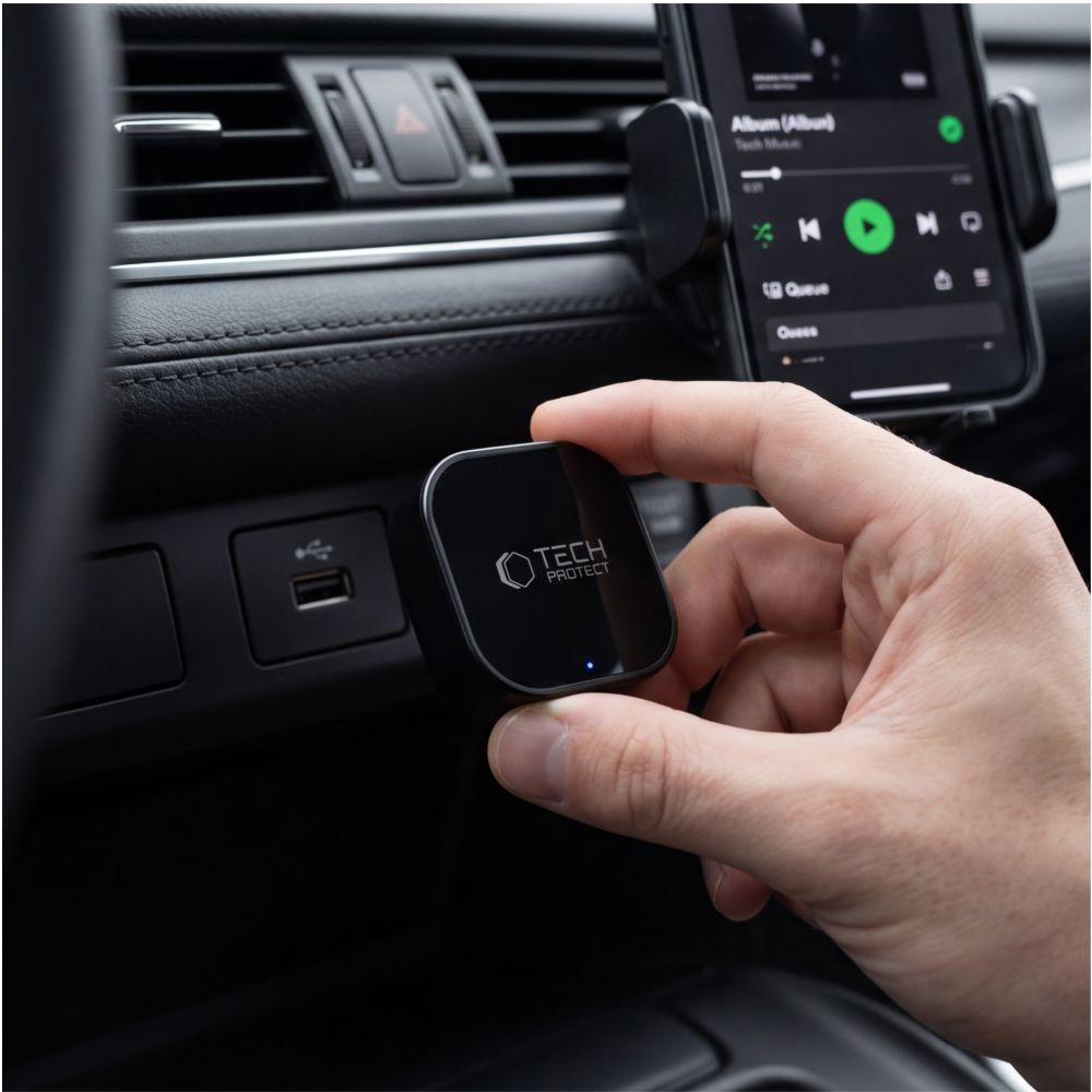 Trådløs Carplay / Android Auto-adapter Tech-Protect UltraBoost CA01 for Apple iPhone / Android-serien