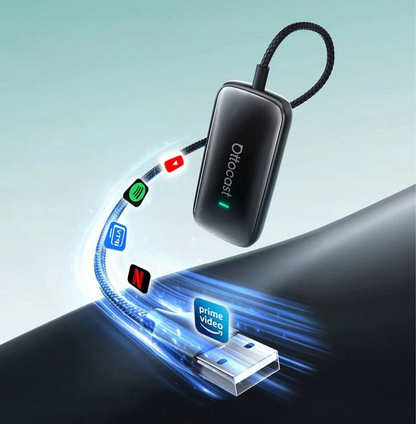Trådløs Carplay / Android Auto-adapter Ottocast Play2Video Ultra for Apple iPhone / Android Series CA515-T