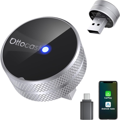Trådløs Carplay / Android Auto-adapter Ottocast Mini Slim Tube for Apple iPhone / Android-serien CP88-T4