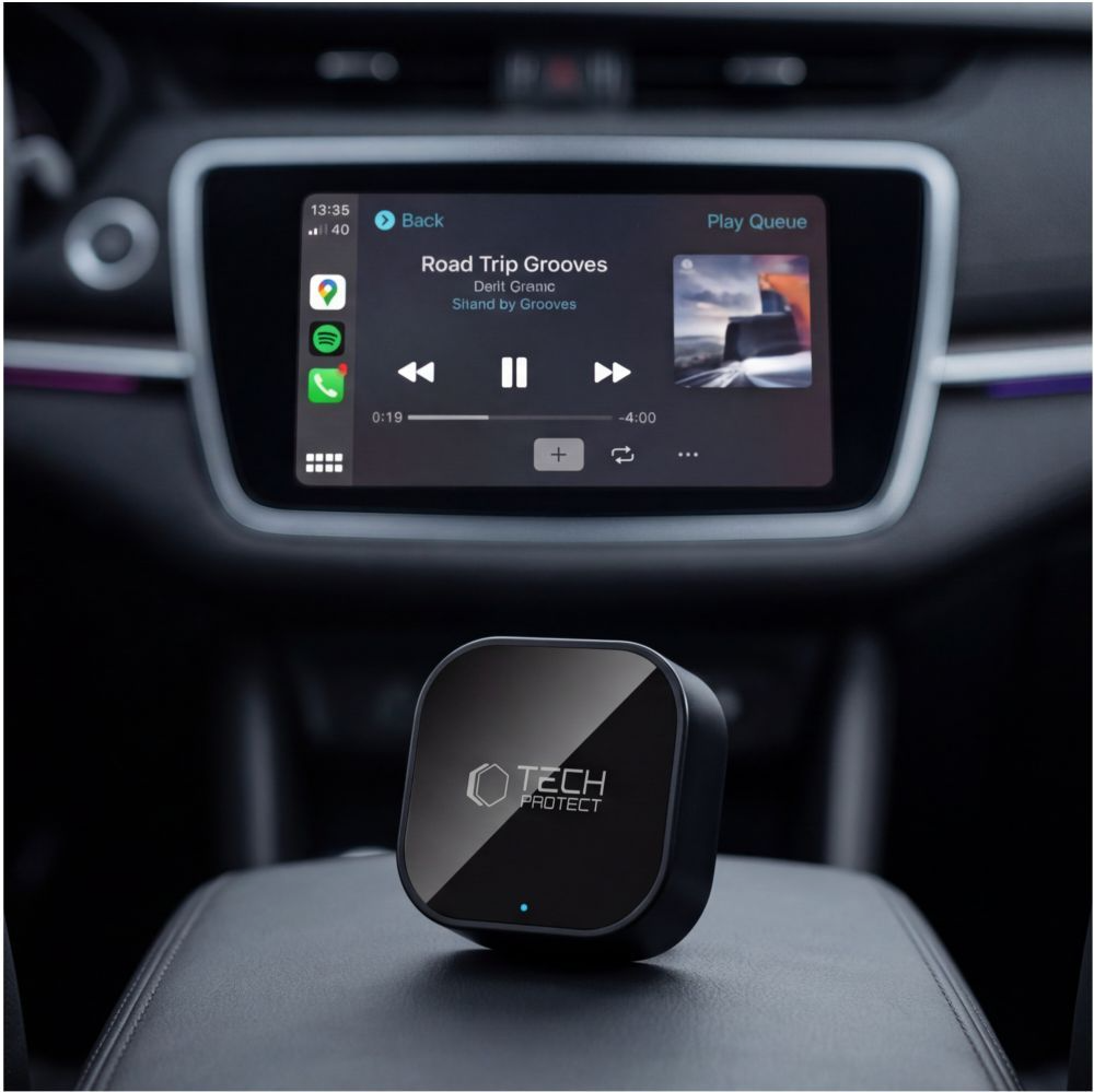 Trådløs Carplay / Android Auto-adapter Tech-Protect UltraBoost CA01 for Apple iPhone / Android-serien