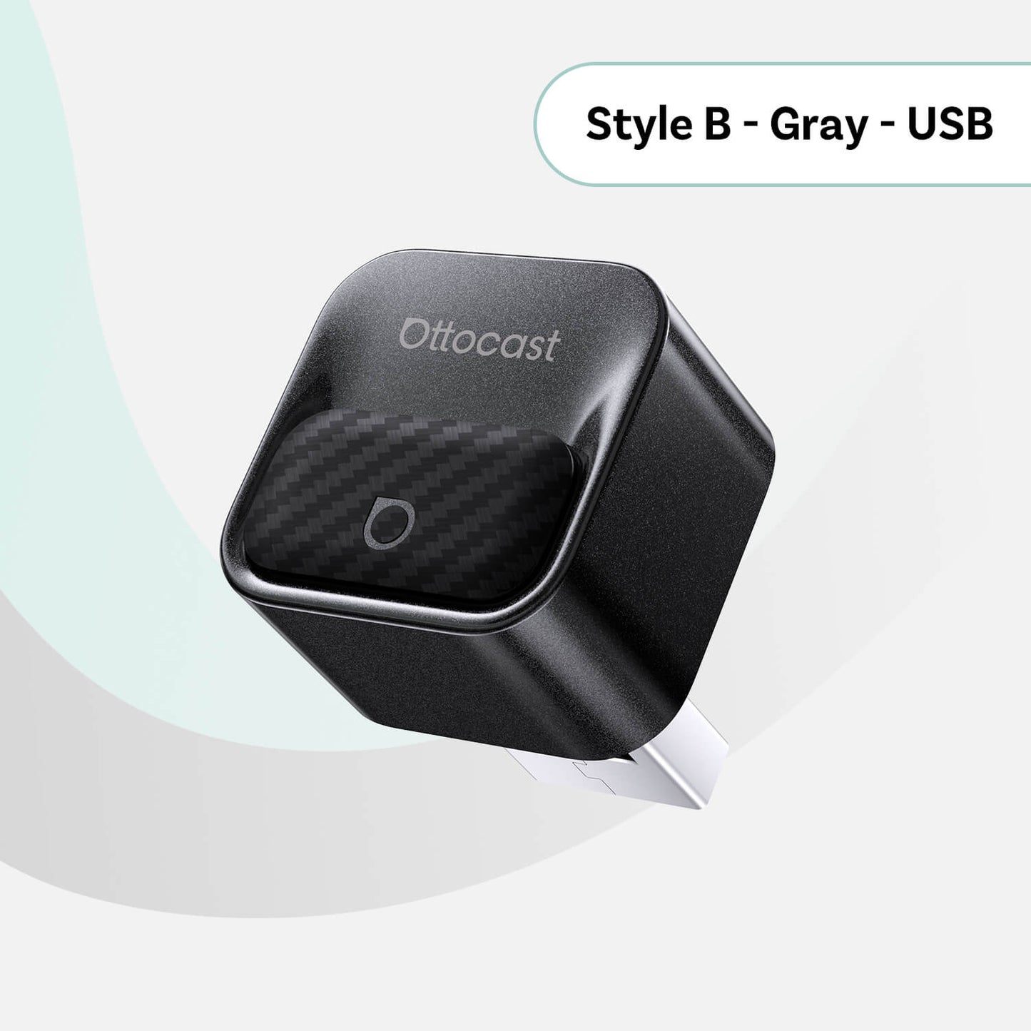 Trådløs Carplay / Android Auto-adapter Ottocast Mini Pico Style B for Apple iPhone / Android-serien CA525-T3
