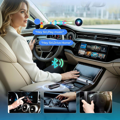 Trådløs Carplay / Android Auto-adapter Ottocast Play2Video Ultra for Apple iPhone / Android Series CA515-T