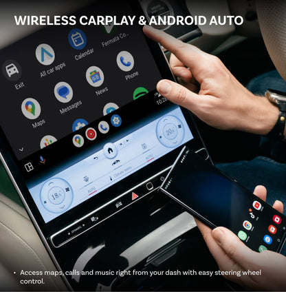Carplay / Android Auto trådløs adapter Ottocast OttoAibox P3 Pro for Apple iPhone / Android-serien, Reseglet PCS61-T