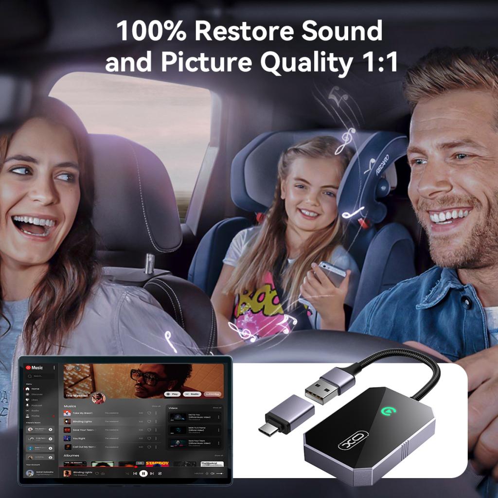 Trådløs Carplay-adapter XO Design CZ016 for Apple iPhone-serien