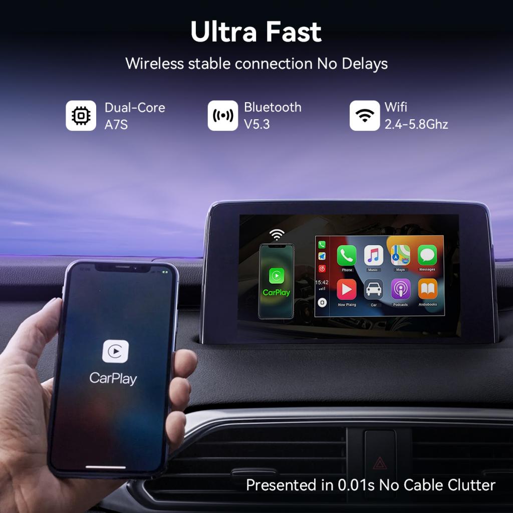 Trådløs Carplay-adapter XO Design CZ016 for Apple iPhone-serien