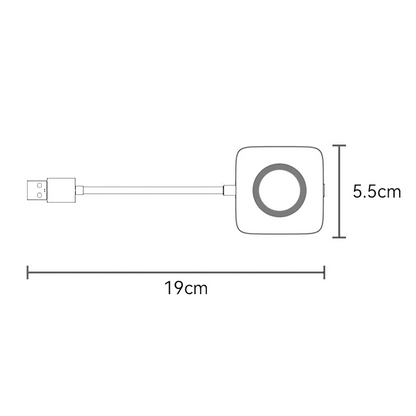 Trådløs Carplay-adapter Yesido KM23 for Apple iPhone-serien