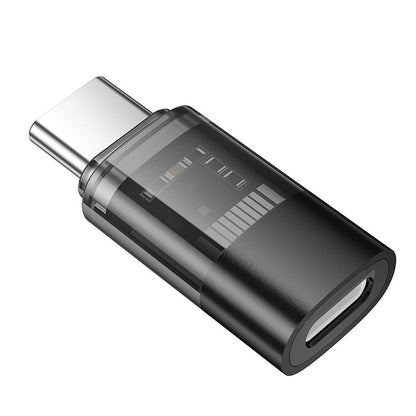 Adapter for Data og Lading Lightning - USB-C HOCO UA36D, Svart
