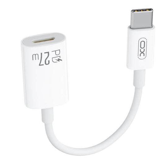 Adapter for Data og Lading USB-C - Lightning XO Design NB-R268A, Hvit