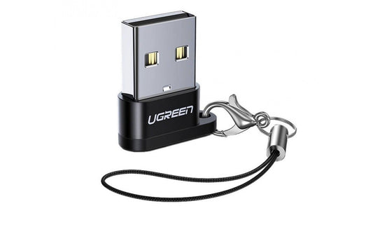 USB-C - USB-A Data og Ladeadapter UGREEN US280, Svart
