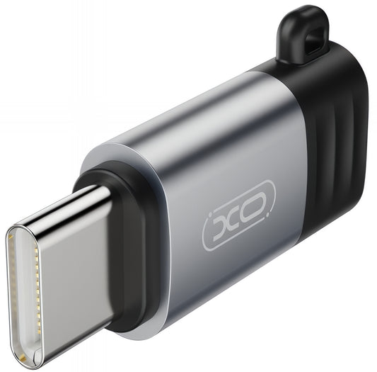 Lightning - USB-C Data og Ladeadapter XO Design NB263B, Svart