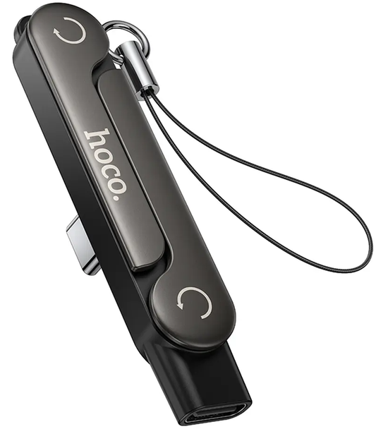 USB-C Data- og Ladeadapter - USB-C HOCO UA47A, Svart